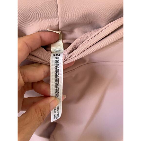 Free People Movement High Rise Ruched Braided Leggings Mauve Pink Size Medium - Picture 7 of 7